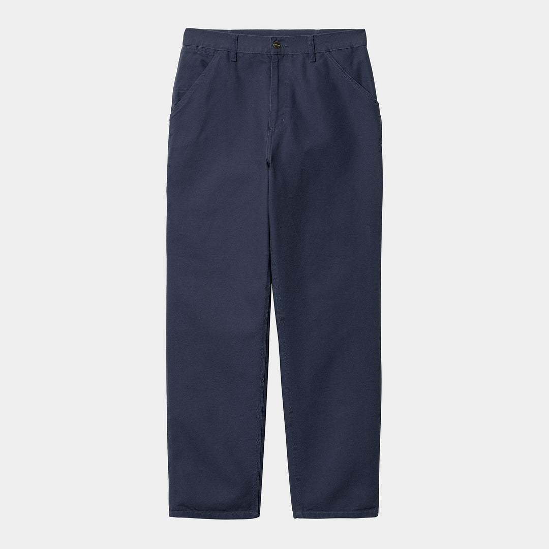 Carhartt WIP Single Knee Pant - Denim | White (Rinsed)