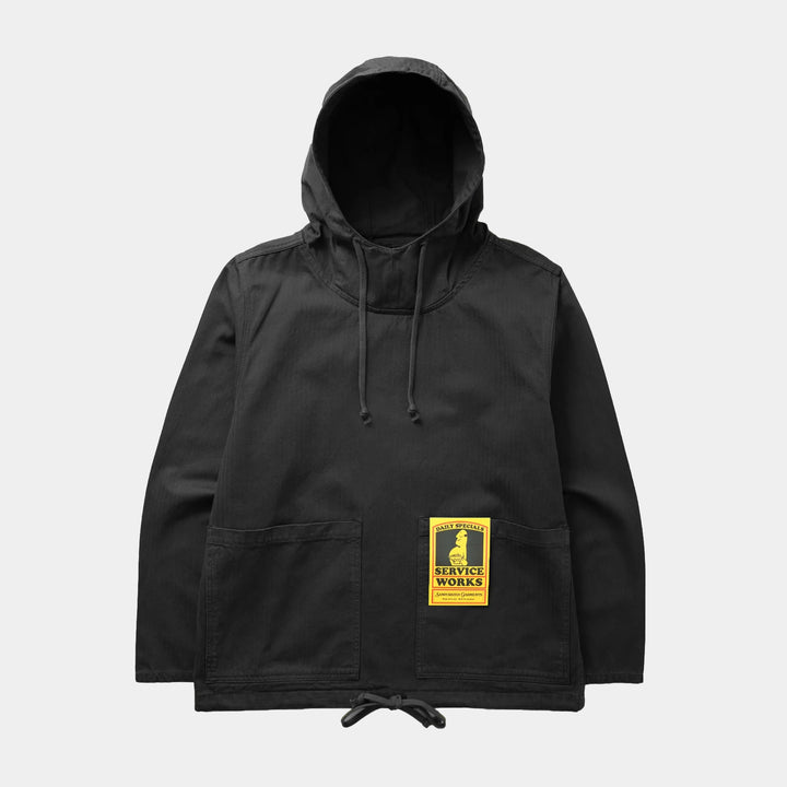 Service Works Herringbone Market Smock - Black