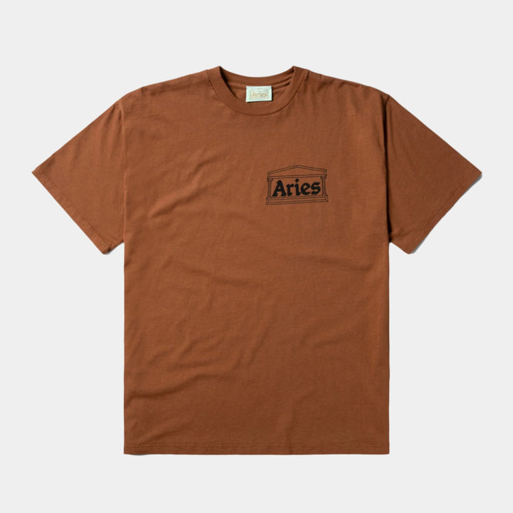 Aries Temple T-Shirt - Brown