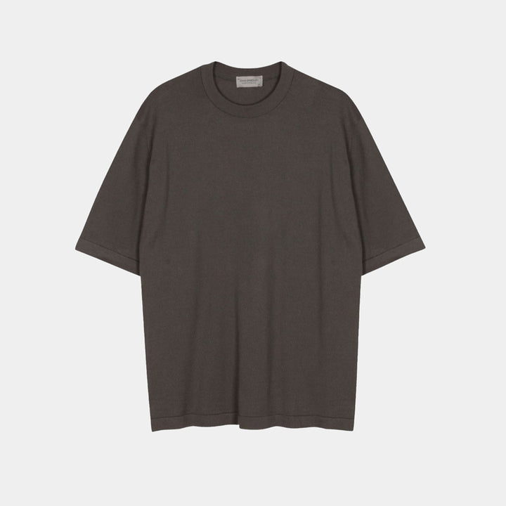 John Smedley Tindall T-Shirt - Cobble Grey