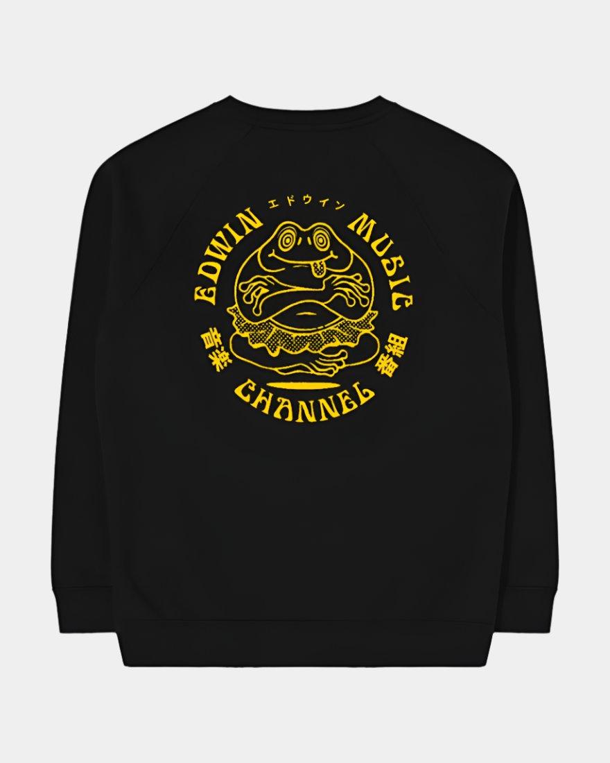 Edwin Music Channel Sweatshirt - Black