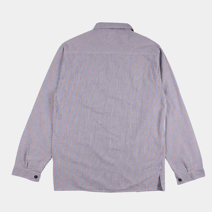 Vetra Seersucker Overshirt - Stripe