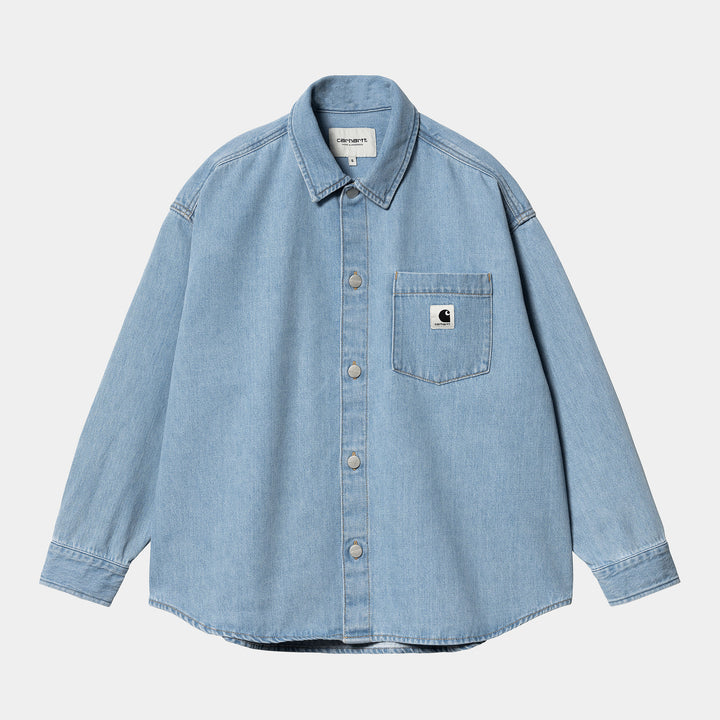 Carhartt WIP Women Alta Shirt Jac - Blue Stone Bleached