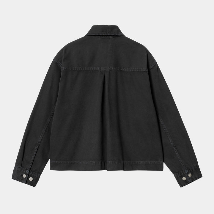 Carhartt WIP Women Garrison Jacket - Black Stone Dyed
