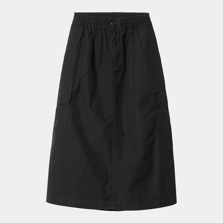 Carhartt WIP Women Jet Cargo Skirt - Black Rinsed