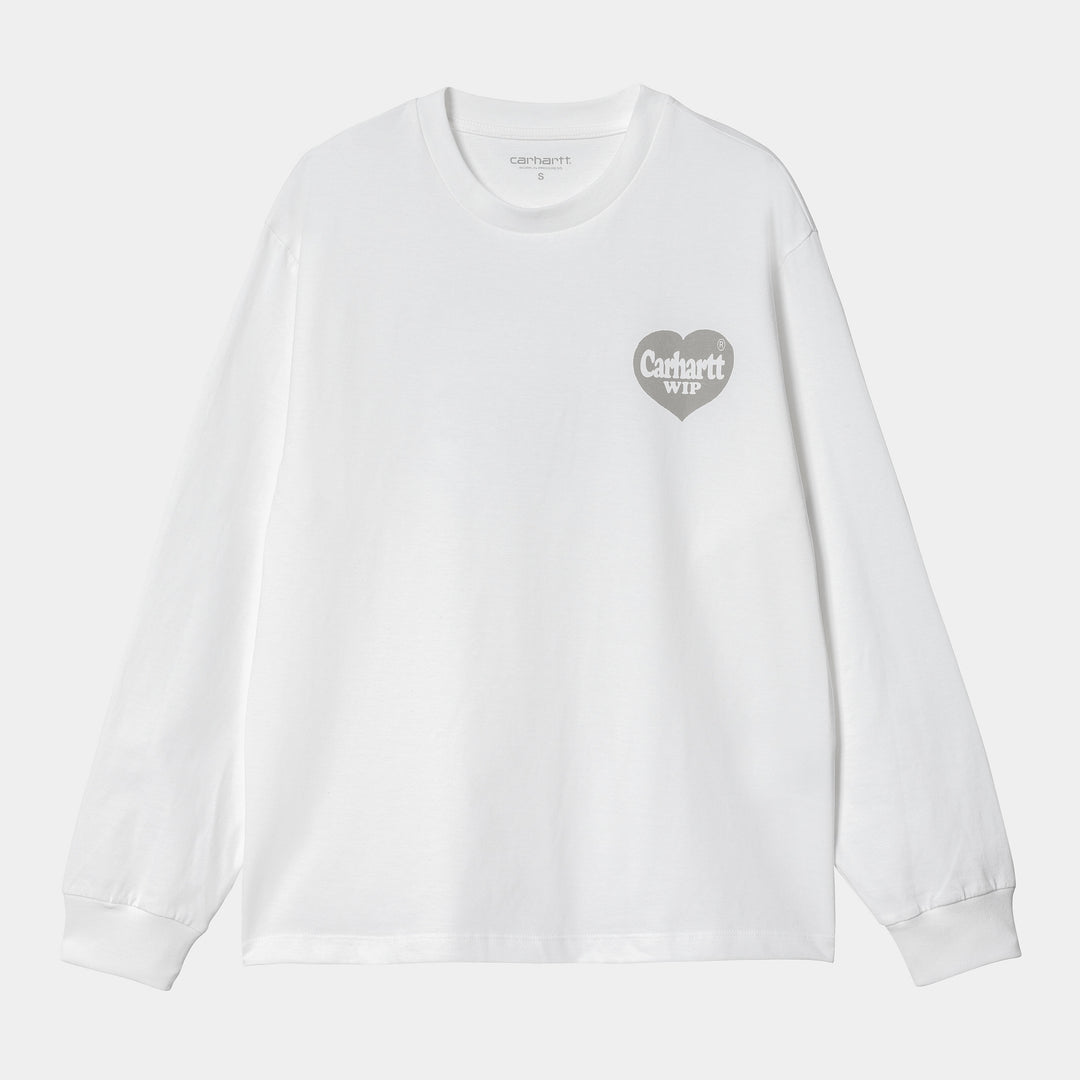 Carhartt WIP Women LS Spree T-Shirt - White/Grey