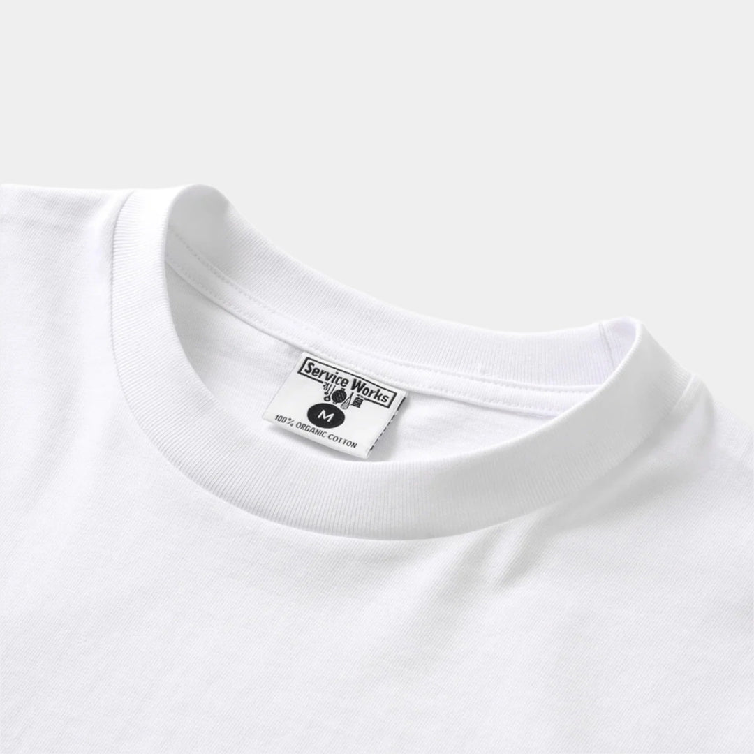 Service Works Organic Chefswear T-Shirt - White