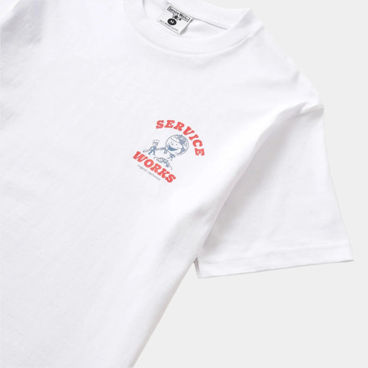 Service Works Organic Chefswear T-Shirt - White