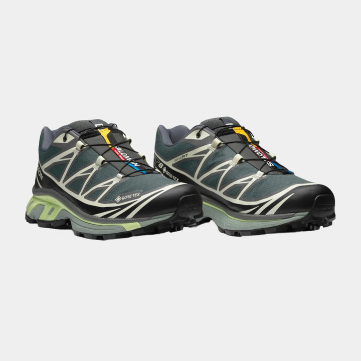 Salomon XT-6 GTX Trainers - Urban Chic/Black/Lime