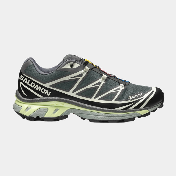 Salomon XT-6 GTX Trainers - Urban Chic/Black/Lime