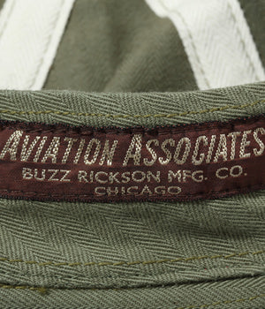 Buzz Rickson's Aviation Associates Herringbone Boonie Hat - Olive