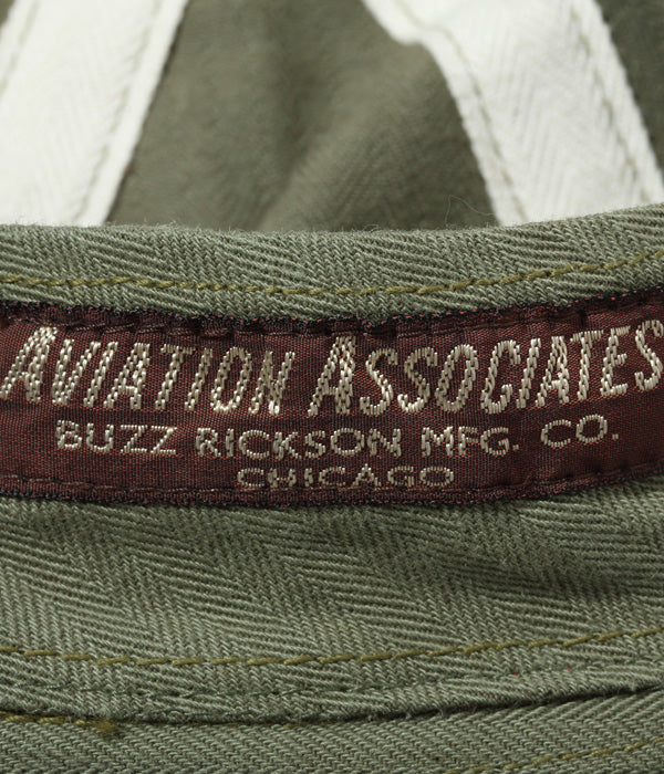 Buzz Rickson's Aviation Associates Herringbone Boonie Hat - Olive