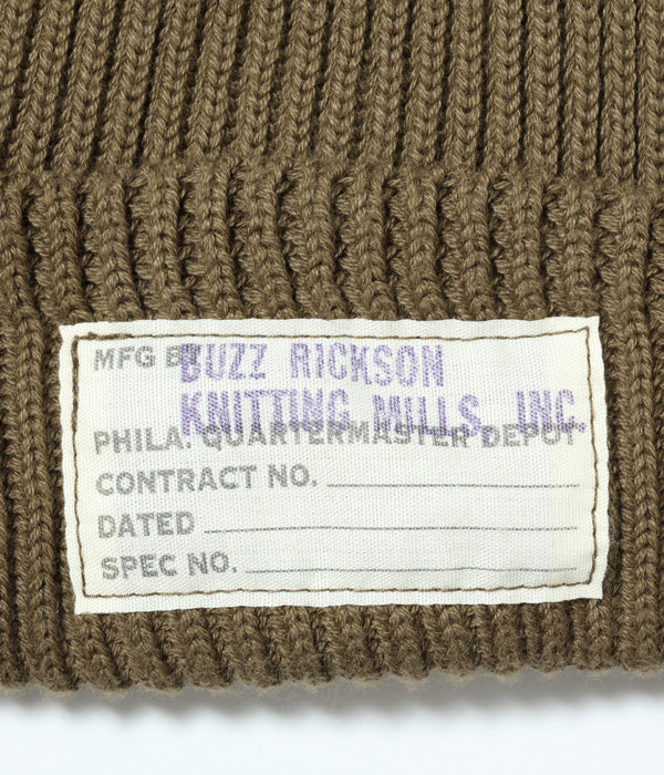 Buzz Rickson's Cotton Watch Cap - Olive