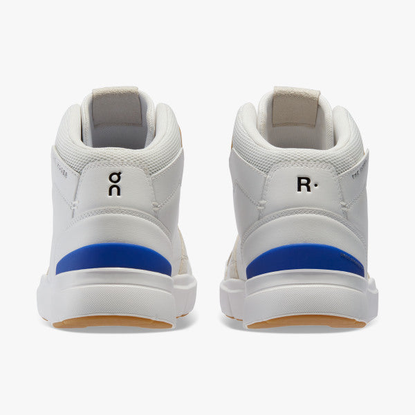 On Running Roger Clubhouse Mid Trainers - White/Indigo