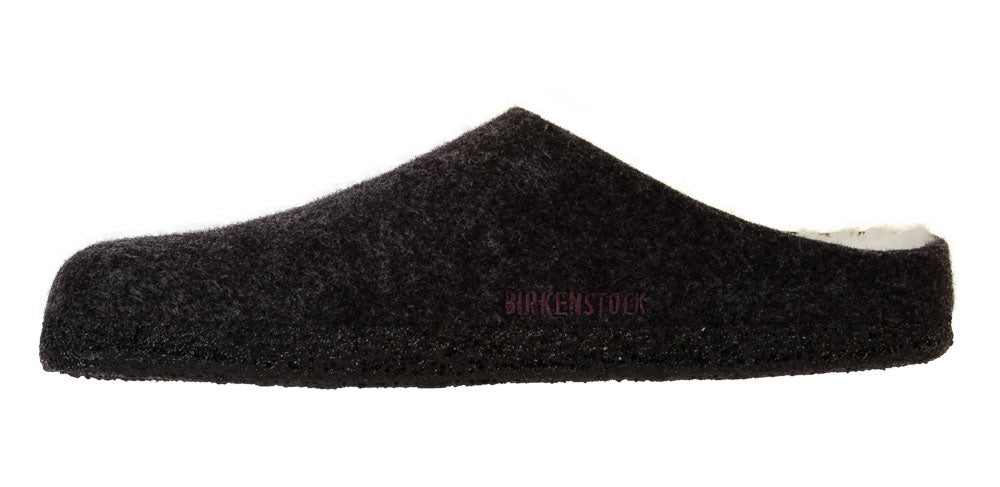 Birkenstock Zermatt Shearling Slippers - Anthracite