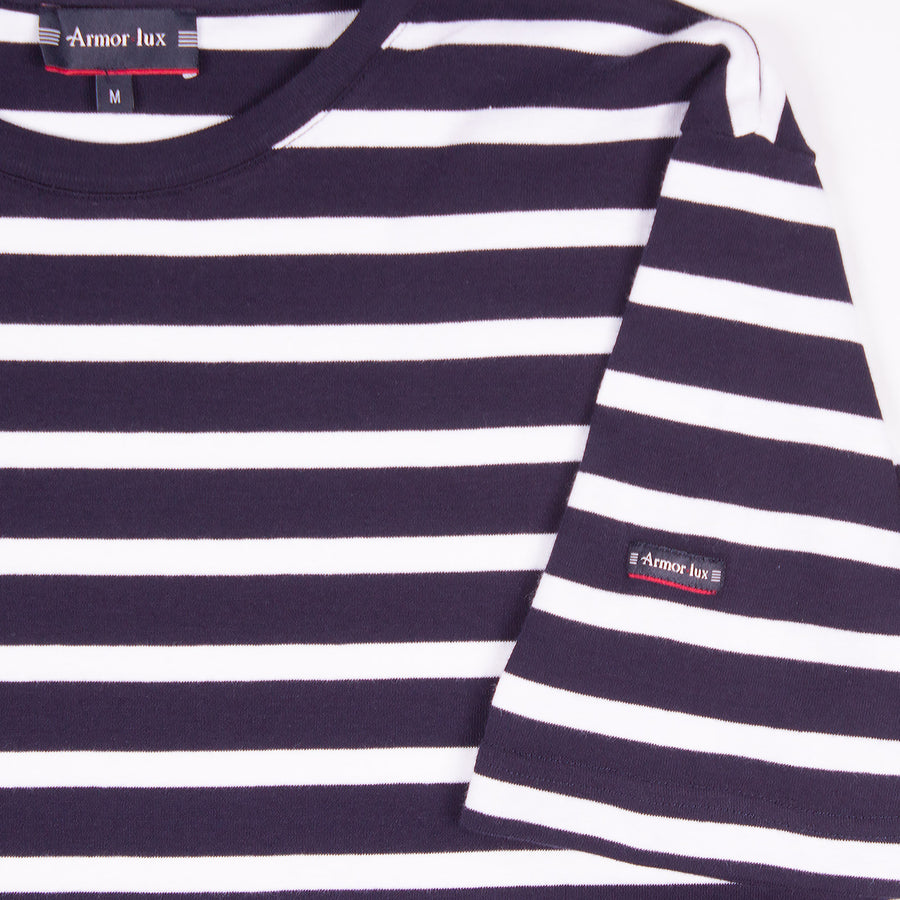 Armor-Lux T-Shirt - Navy Blue/White