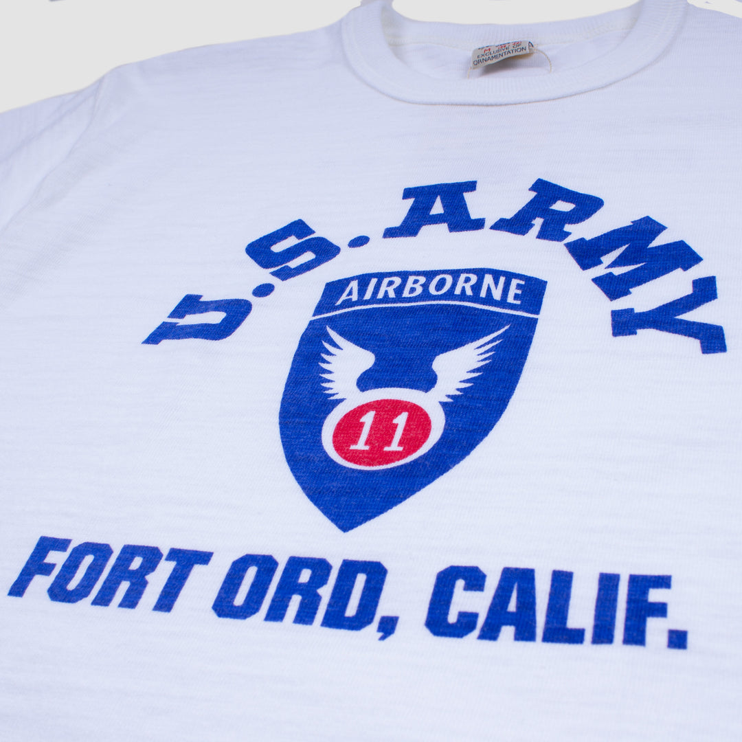 Buzz Rickson's 11th Airborne Division T-Shirt - White