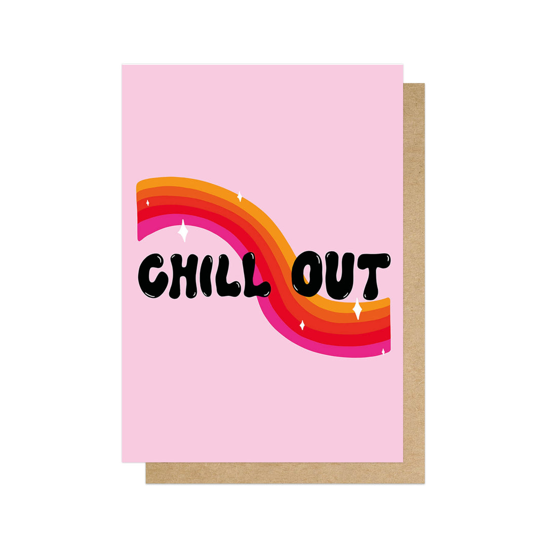 East End Prints Greetings Card - Chill Out by Doodle By Meg