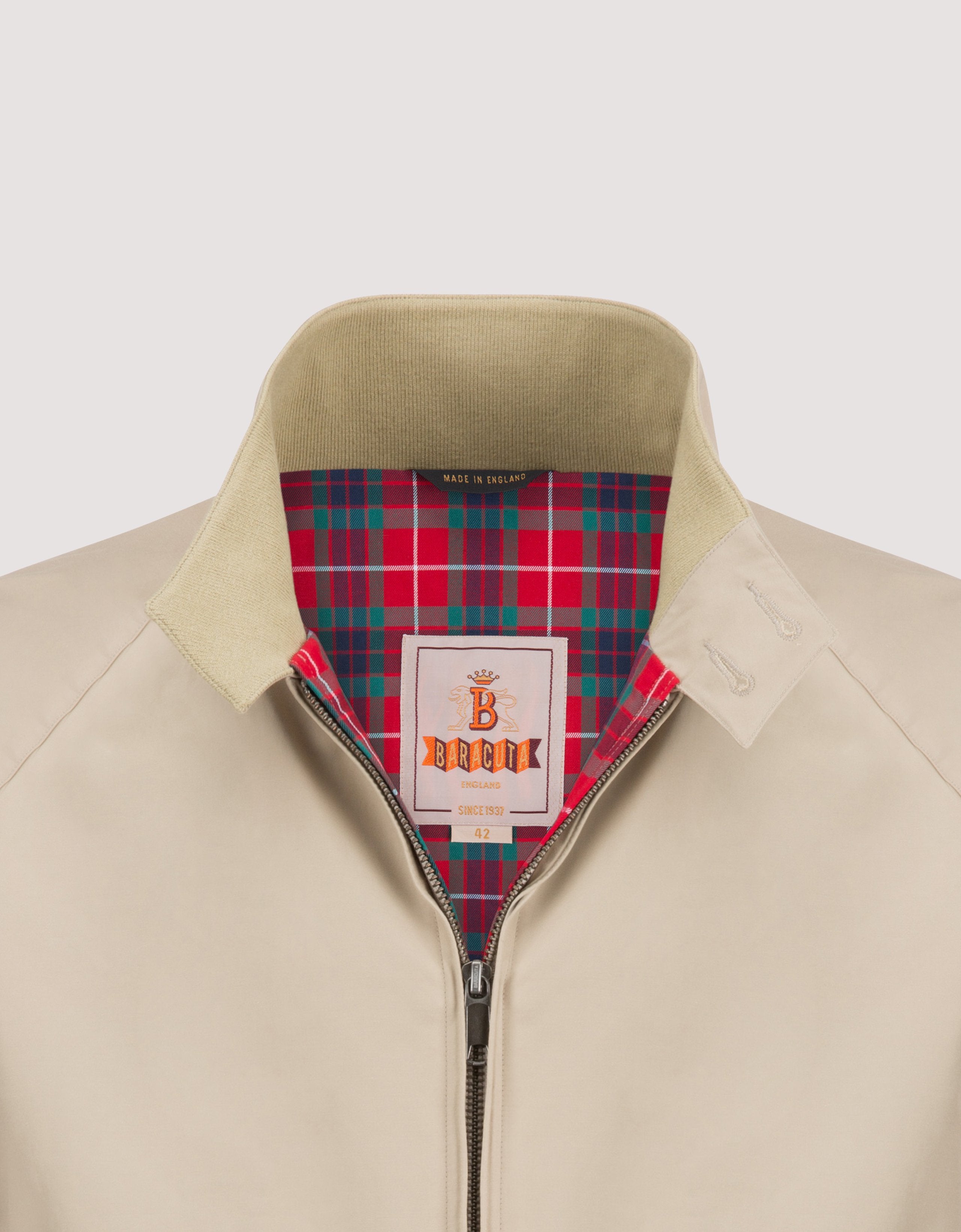 Baracuta G9 Harrington Jacket - Natural