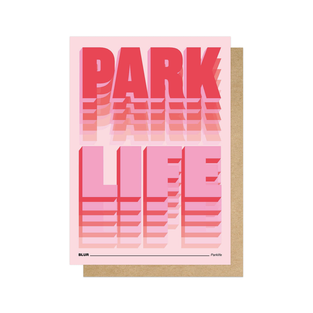 East End Prints Greetings Card - Parklife by HollieGraphik