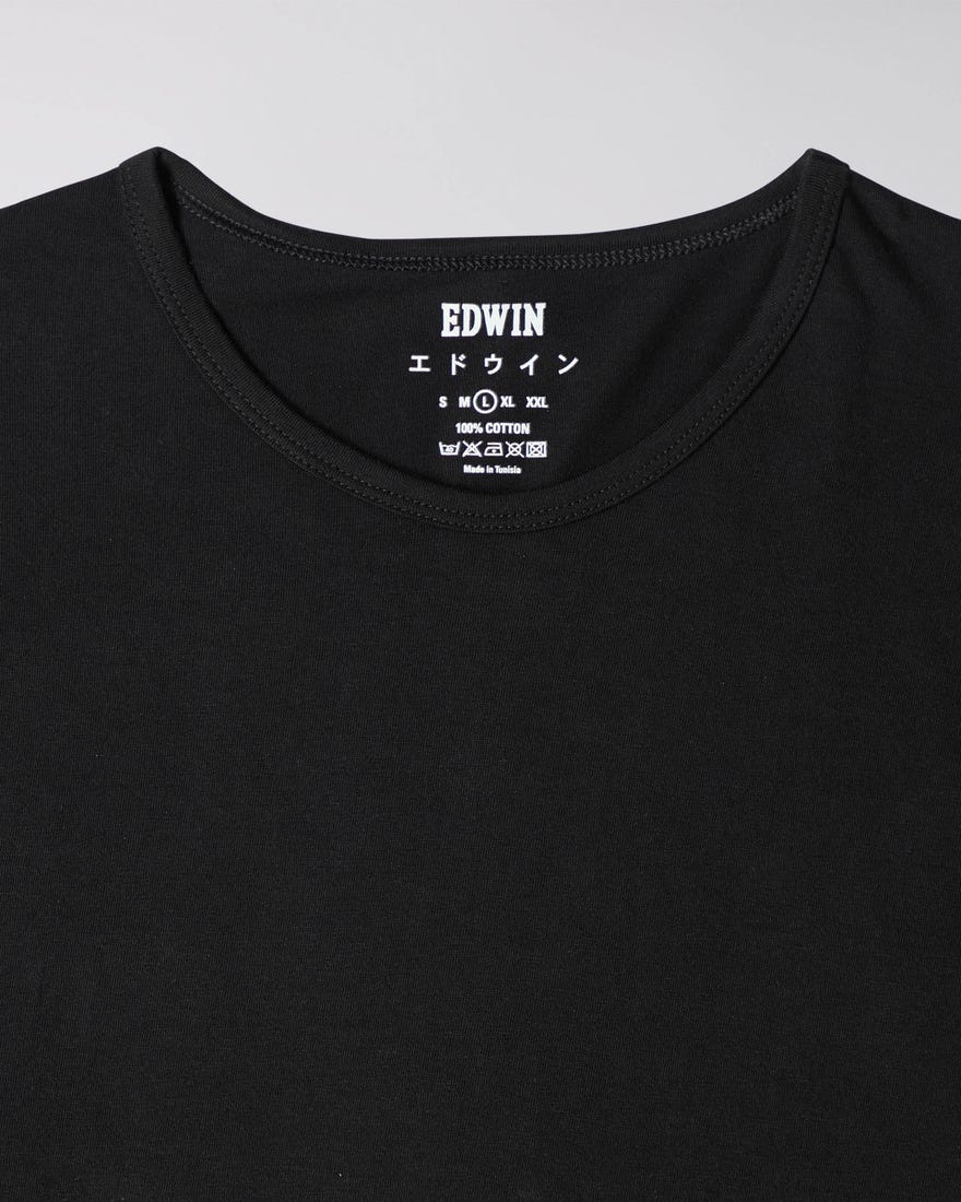 Edwin Double Pack T-Shirt - Black