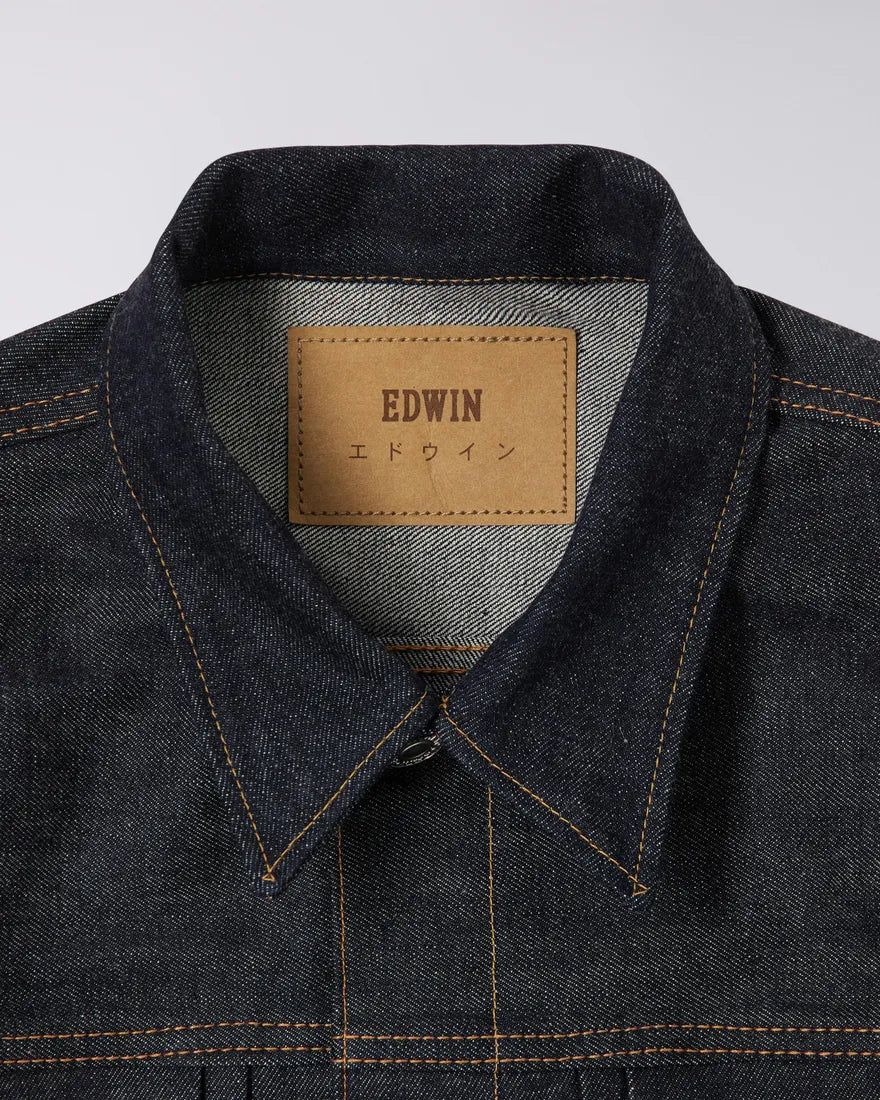 Edwin Nihon Menpu Denim Jacket  - Blue Unwashed