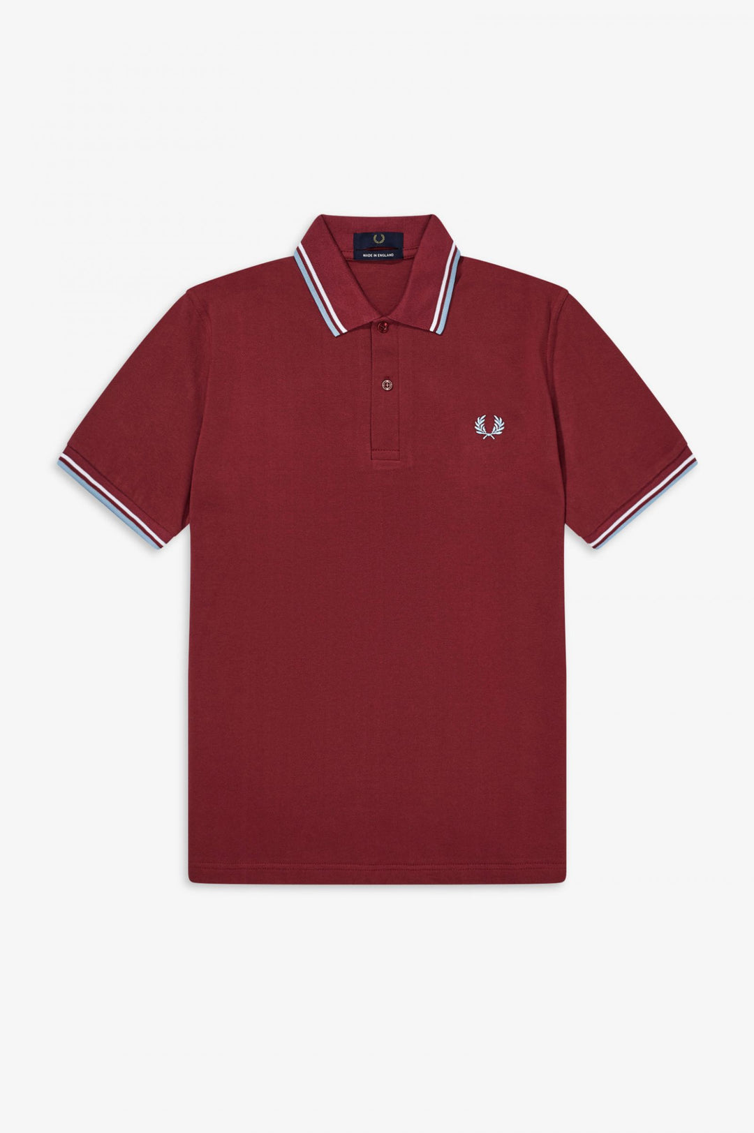 Fred Perry Twin Tipped M12 Polo Shirt - Maroon