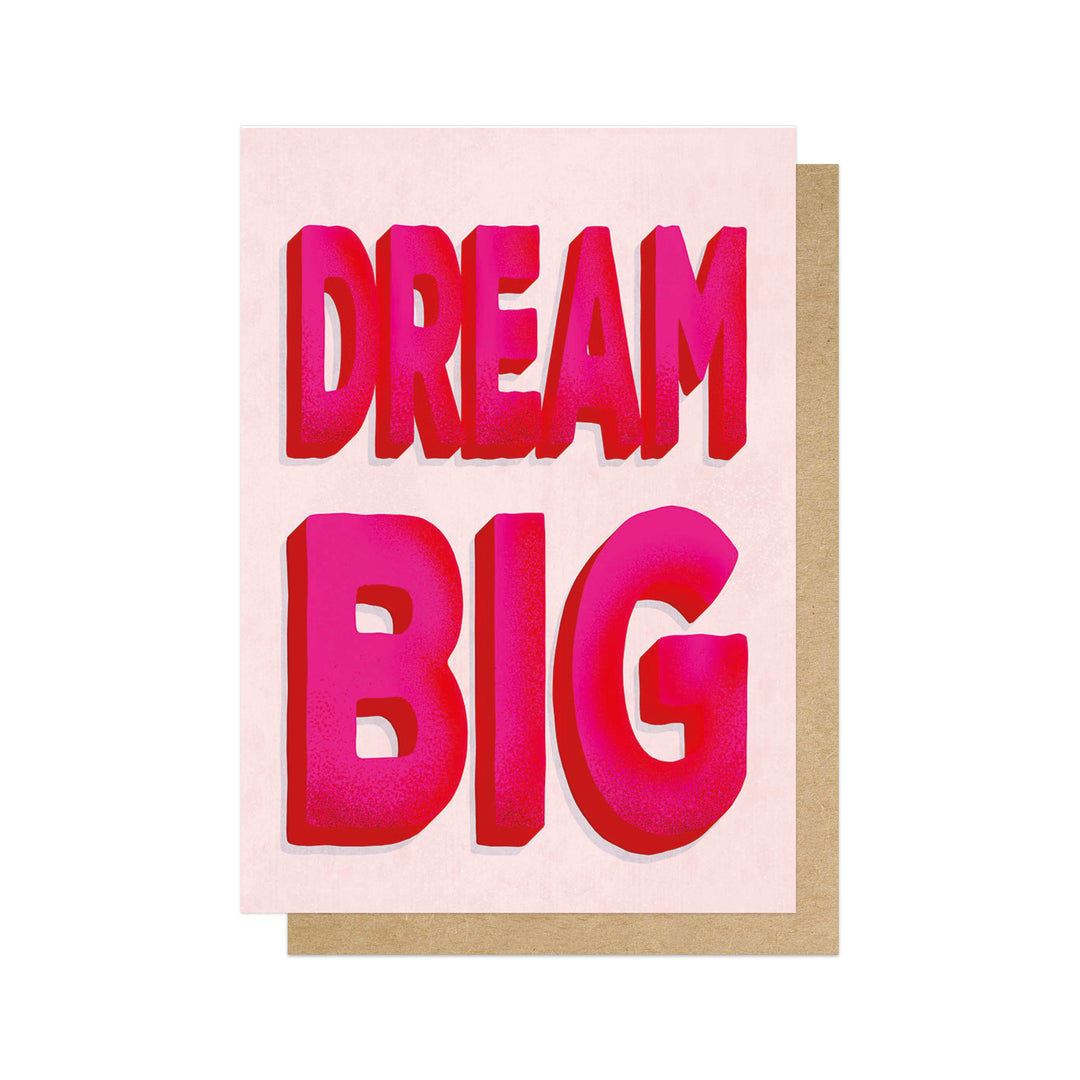 East End Prints Greetings Card - Dream Big by ShowMeMars
