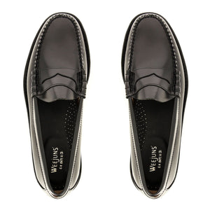 GH Bass Weejuns Larson Penny Loafers  - Black Leather