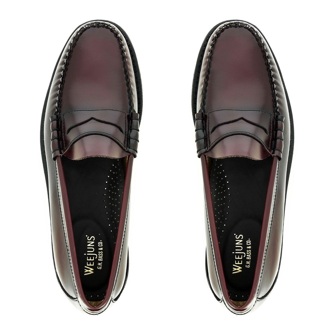 GH Bass Weejuns Larson Penny Loafers  - Wine Leather