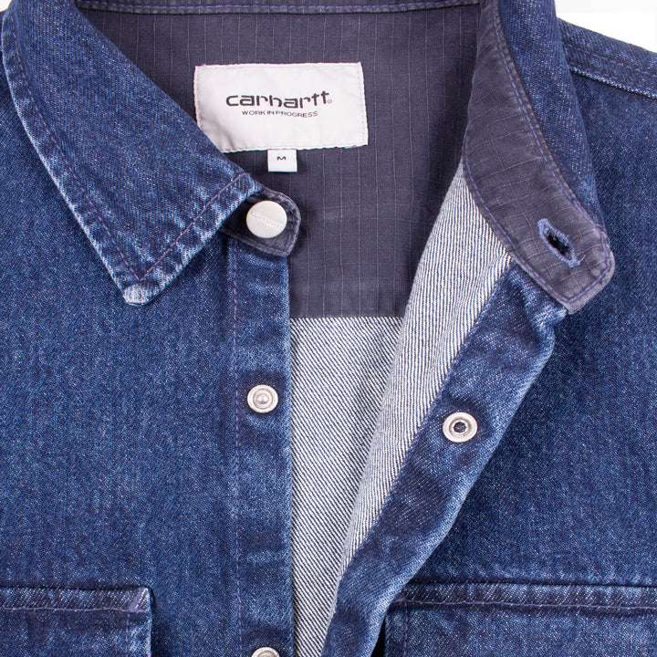 Carhartt WIP Monterey Shirt Jacket - Blue Stone Washed