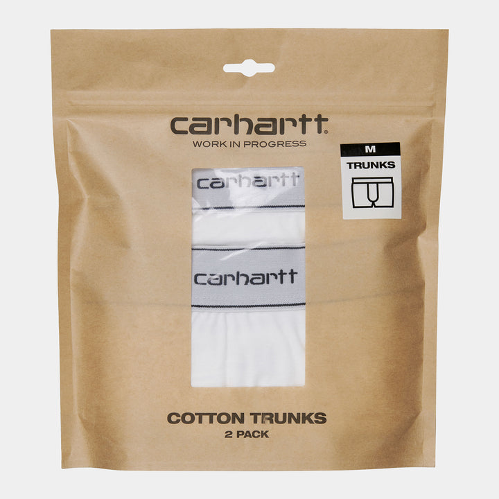 Carhartt WIP Cotton Trunks - White/White