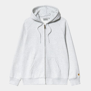 Carhartt WIP Hooded Chase Jacket - Ash Heather/Gold