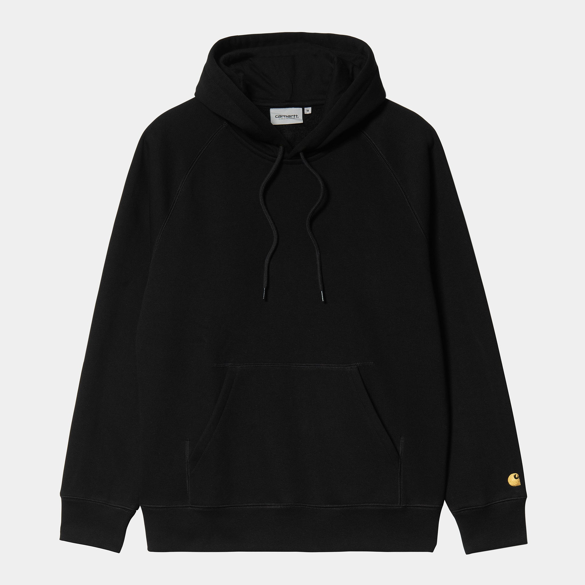 Carhartt WIP Hooded Chase Sweatshirt - Black/Gold – The Modern Draper