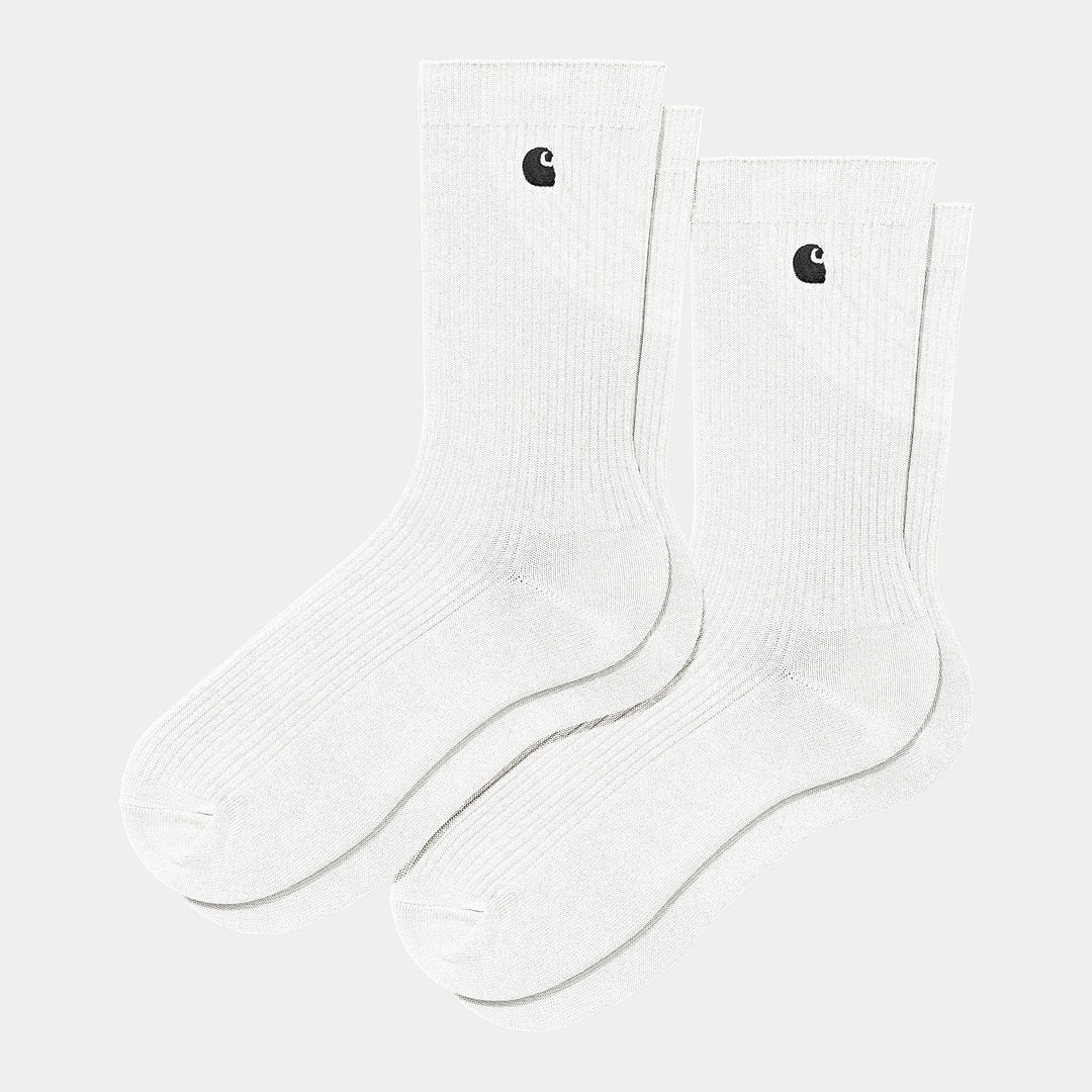 Carhartt WIP Madison 2 Pack Socks - White