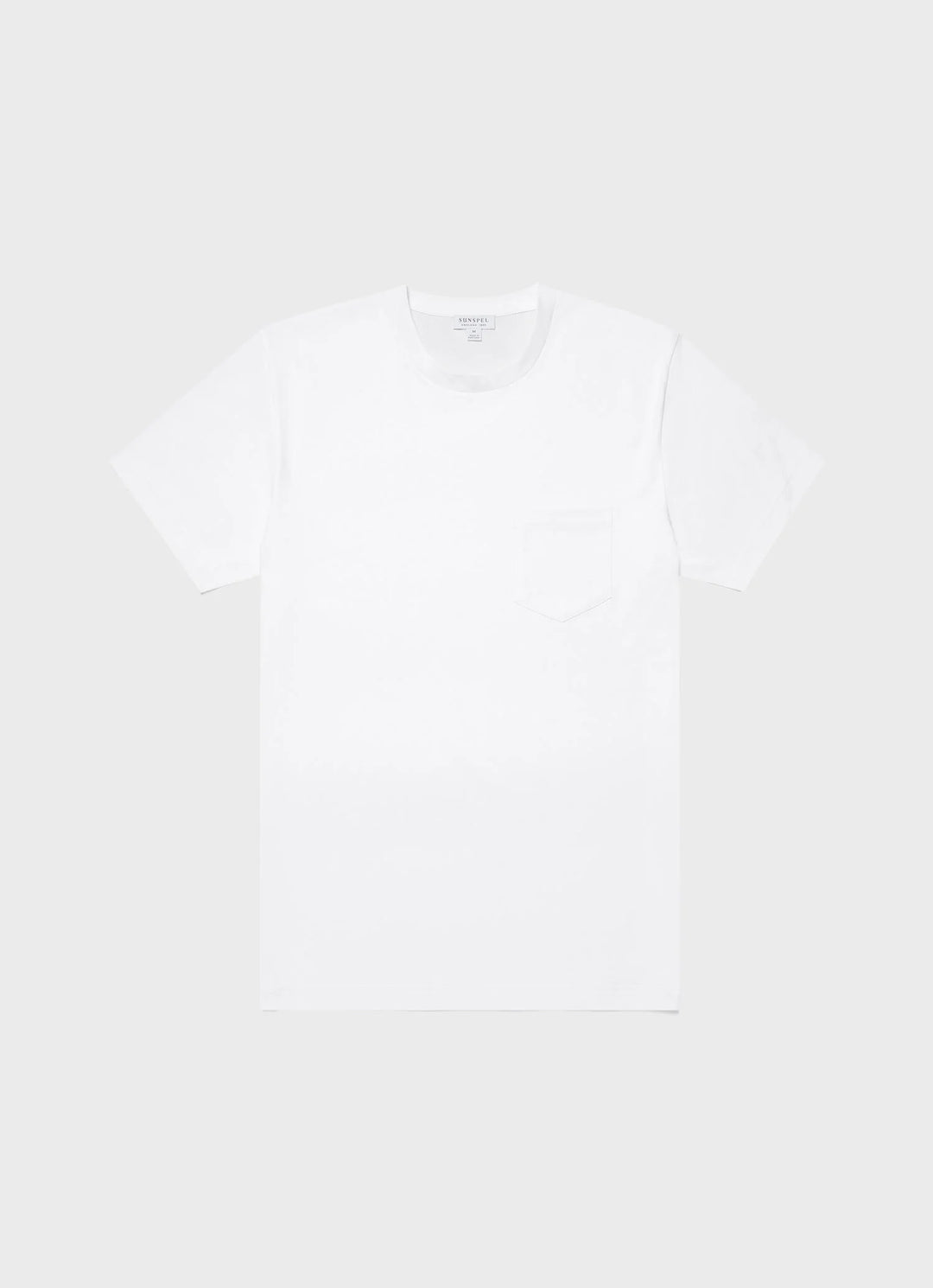 Sunspel Riviera Pocket T-Shirt - White