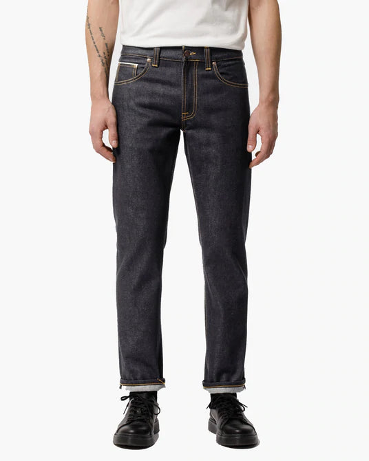 Nudie Gritty Jackson Jeans - Dry Maze Selvage