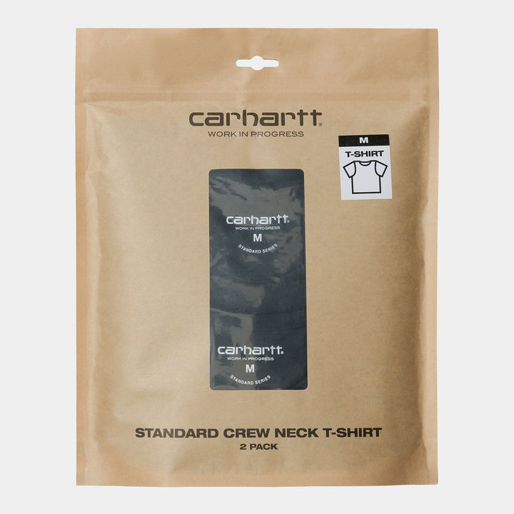 Carhartt WIP Standard T-Shirt 2 Pack - Black/Black